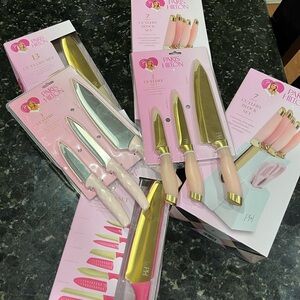 Paris Hilton Pink and Gold Knife Collection